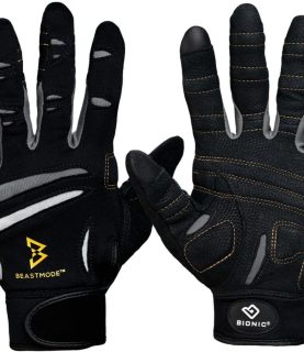 Bionic Women's Beastmode Full Finger Gym Workout Gloves