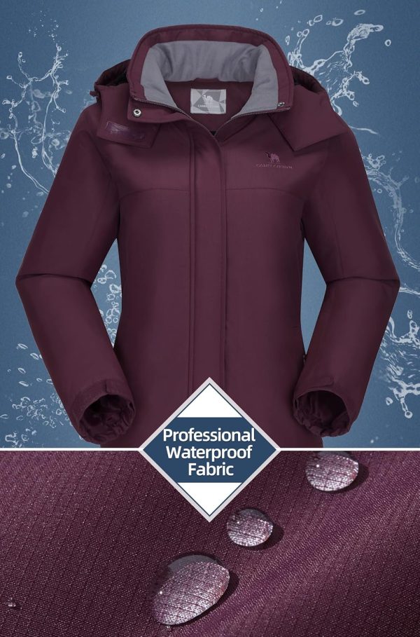 Women's Ski Jacket Winter Snow Coat Warm Fleece Mountain Waterproof Female Jacket Snowboarding jackets - Image 4