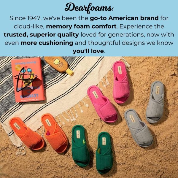 Women's Adjustable Indoor/Outdoor Machine Washable Memory Foam Slide - Image 3