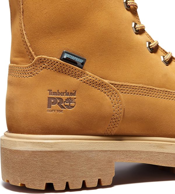 mens Direct Attach 8 Inch Soft Toe Insulated Waterproof Industrial Work Boot - Image 3