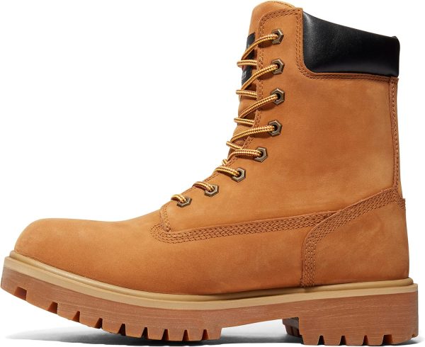 mens Direct Attach 8 Inch Soft Toe Insulated Waterproof Industrial Work Boot - Image 7