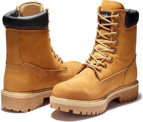 mens Direct Attach 8 Inch Soft Toe Insulated Waterproof Industrial Work Boot - Image 8